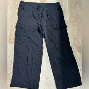 Torrid Black cargo pants size 2